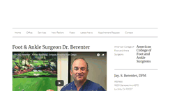Desktop Screenshot of drberenter.com