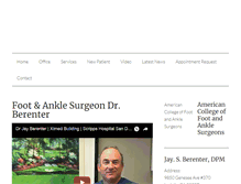 Tablet Screenshot of drberenter.com